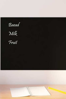vidaXL 347938 - Tableau noir magnétique mural 50x40 cm Verre trempé