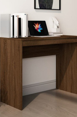 vidaXL 815305 - Bureau Chêne marron 90x40x72 cm Bois dingénierie