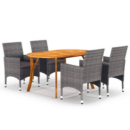 vidaXL 3071984 - Ensemble à manger de jardin 5 pcs