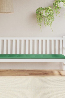 vidaXL 43208 - Coussin de banc de jardin vert 180x50x3 cm tissu oxford