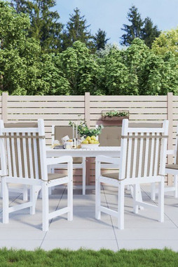 vidaXL 314139 - Coussins de chaise de jardin à dossier bas lot de 6 taupe