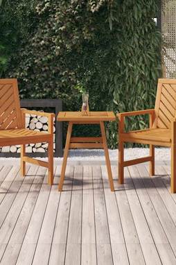 vidaXL 362229 - Table dappoint 45x45x60 cm bois massif dacacia