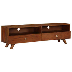 vidaXL 246675 - Meuble TV Bois de récupération solide 140x30x40 cm