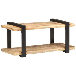 vidaXL 320493 - Meuble TV 90x40x40 cm Bois de manguier brut