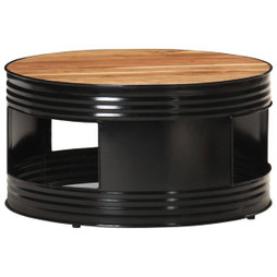 vidaXL 321933 - Table basse 68x68x36 cm Bois dacacia massif