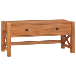 vidaXL 325266 - Meuble TV 100x40x45 cm Bois de teck