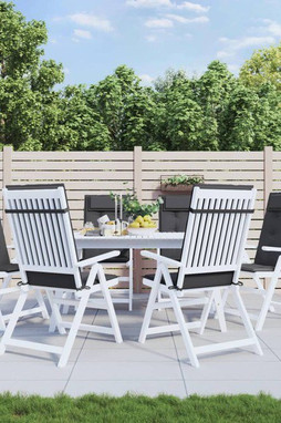 vidaXL 361876 - Coussins de chaise à dossier haut lot de 6 anthracite