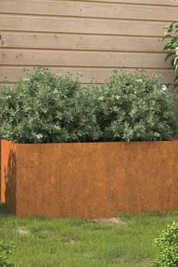 vidaXL 821557 - Jardinière 62x40x39 cm acier corten