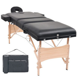 vidaXL 110153 - Table de massage pliable à 3 zones 10 cm dépaisseur