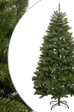 vidaXL 357779 - Sapin de Noël artificiel à charnières avec support vert 180 cm