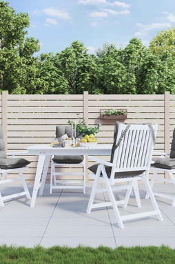 vidaXL 377675 - Coussins de chaise à dossier bas lot de 4 gris tissu oxford