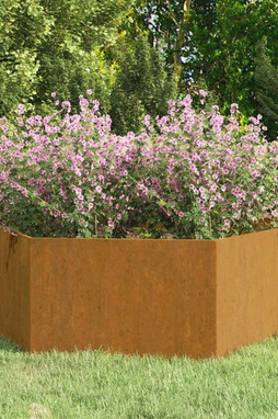 vidaXL 823677 - Jardinière Rouillé 138x120x45 cm Acier corten
