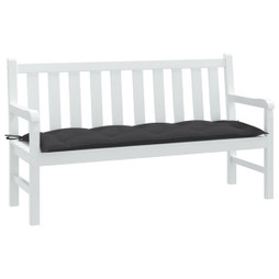 vidaXL 4002552 - Coussin de banc de jardin anthracite mélangé 150x50x7 cm tissu