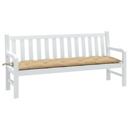 vidaXL 4002567 - Coussin de banc de jardin beige mélangé 180x50x7 cm tissu