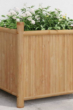 vidaXL 366464 - Jardinière 40x40x40 cm bambou
