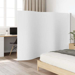 vidaXL 377003 - Cloison de séparation blanc 165x400 cm bambou