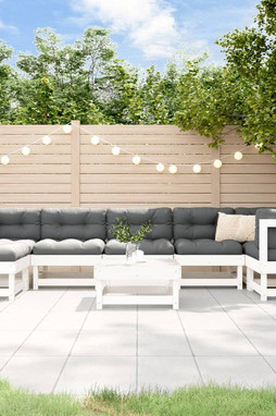 vidaXL 3186278 - Salon de jardin 8 pcs Bois de pin massif