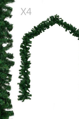 vidaXL 284308 - Guirlandes de Noël 4 pcs 270 cm PVC
