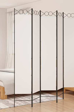 vidaXL 350170 - Cloison de séparation 5 panneaux 200x220 cm Tissu
