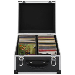 vidaXL 91859 - Étui de CD pour 40 CD Aluminium ABS
