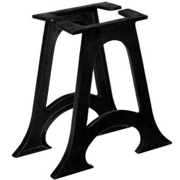 vidaXL 245430 - Pied de table base 2 pcs Base voûtée Cadre en A Fonte