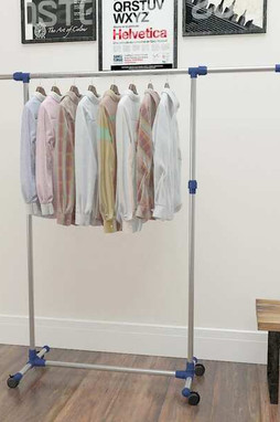 vidaXL 245625 - Porte-vêtements réglable Acier inoxydable 165x44x150 cm é