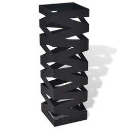 vidaXL 242469 - Porte-parapluie carré Acier 48,5 cm