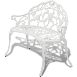 vidaXL 42167 - Banc de jardin 100 cm Aluminium coulé