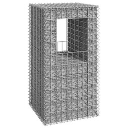 vidaXL 151268 - Poteau à panier de gabion 50x50x100 cm Fer