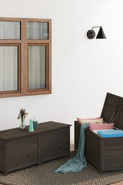 vidaXL 152172 - Boîte à coussins extérieur 150x50x56 cm Sapin massif