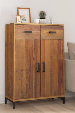 vidaXL 349933 - Étagère à chaussures 75x40x110 cm Bois pin massif