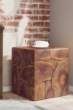 vidaXL 243472 - Tabouret Bois de teck massif