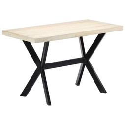 vidaXL 247442 - Table à dîner 120x60x75 cm Bois de manguier massif