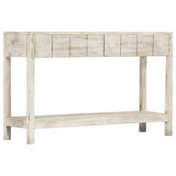 vidaXL 247889 - Table console 120 x 35 x 75 cm Bois de manguier massif