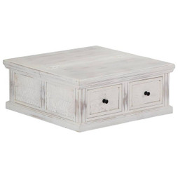 vidaXL 249872 - Table basse 70x70x30 cm Bois de manguier massif