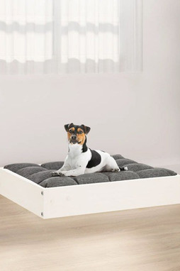 vidaXL 820847 - Lit pour chien 51,5x44x9 cm Bois de pin solide