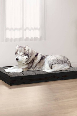 vidaXL 820870 - Lit pour chien 101,5x74x9 cm Bois de pin solide