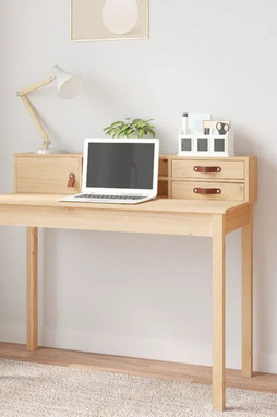 vidaXL 823529 - Bureau 110x50x93 cm Bois massif de pin