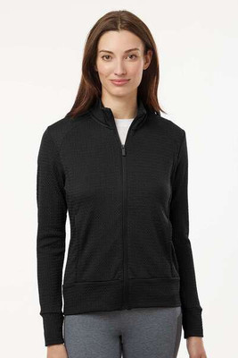 Adidas A1007 - Chaqueta con cremallera completa Ultimate Textured para mujer