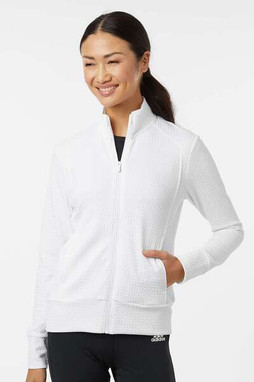 Adidas A1007 - Womens Ultimate Textured Full-Zip Jacket