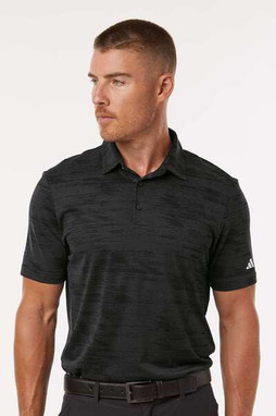 Adidas A2005 - Ultimate365 Polo de rayas con textura