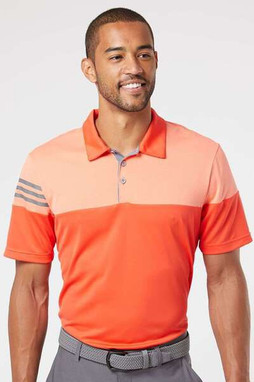 Adidas A213 - Polo à 3 bandes à couleurs froides