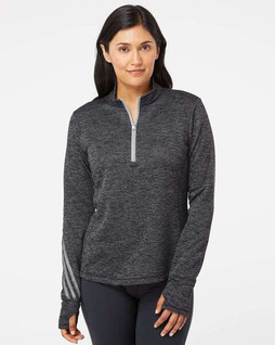Adidas A285 - Pull à quart de tour en éponge brossée et chinée pour femmes