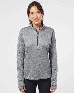 Adidas A285 - Pull à quart de tour en éponge brossée et chinée pour femmes