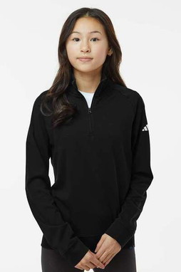Adidas A4001 - Youth Quarter-Zip Pullover