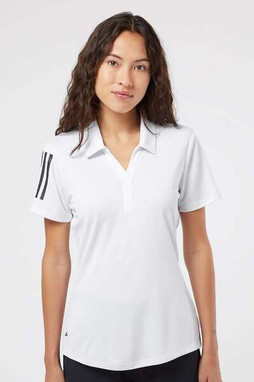Adidas A481 - Womens Floating 3-Stripes Polo