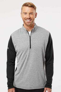 Adidas A522 - Jersey con cremallera y estampado de bloques de brezo