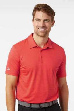 Adidas A704 - Textured Stripe Polo