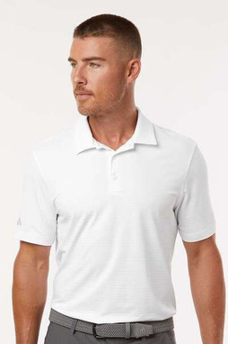 Adidas A704 - Textured Stripe Polo
