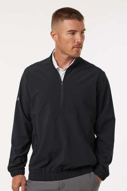 Adidas A705 - Jersey tejido con media cremallera